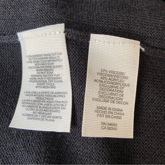 Rachel Roy Boho  Tassel Animal Pattern Lightweight Cardigan - Picture 13 of 16